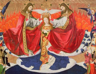 The Coronation of the Virgin (detail)